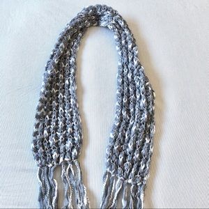 Grey & White scarf